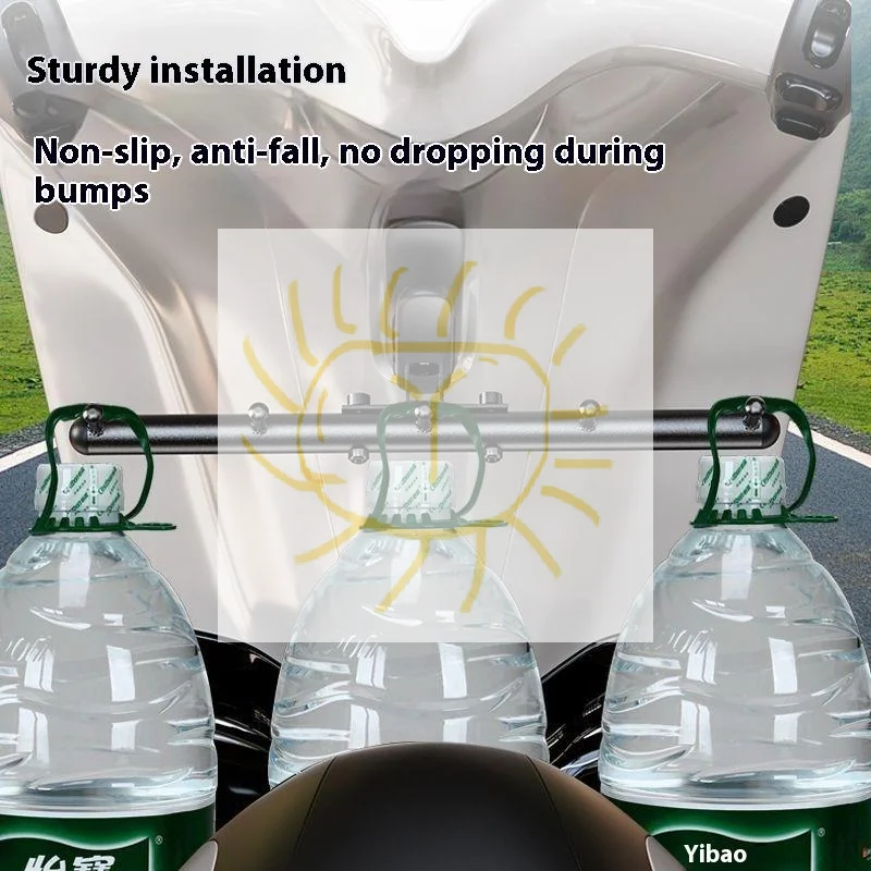 

Cross Bar Hook For Electric Bikes With Multiple Hooks Easy Installation Metal Hook Universal Multifunctional Hook