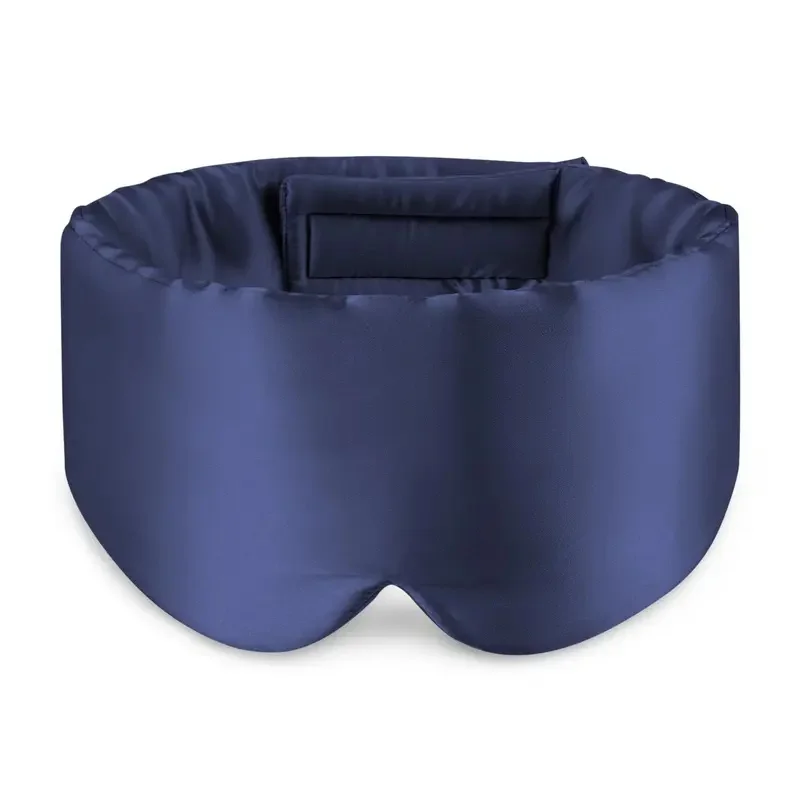 Mulberry Silk Light Blocking Sleep Eyemask Soft Padded Travel Eyeshade Comfort Sleeping Aid For Home Trip