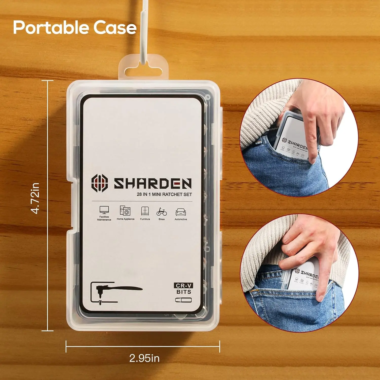 مجموعة سقاطة صغيرة 1/4 بوصة 28 قطعة، مقبس ومقبس متري، مفك براغي 72 سنًا، سقاطة منخفضة المستوى للمساحات الضيقة #6