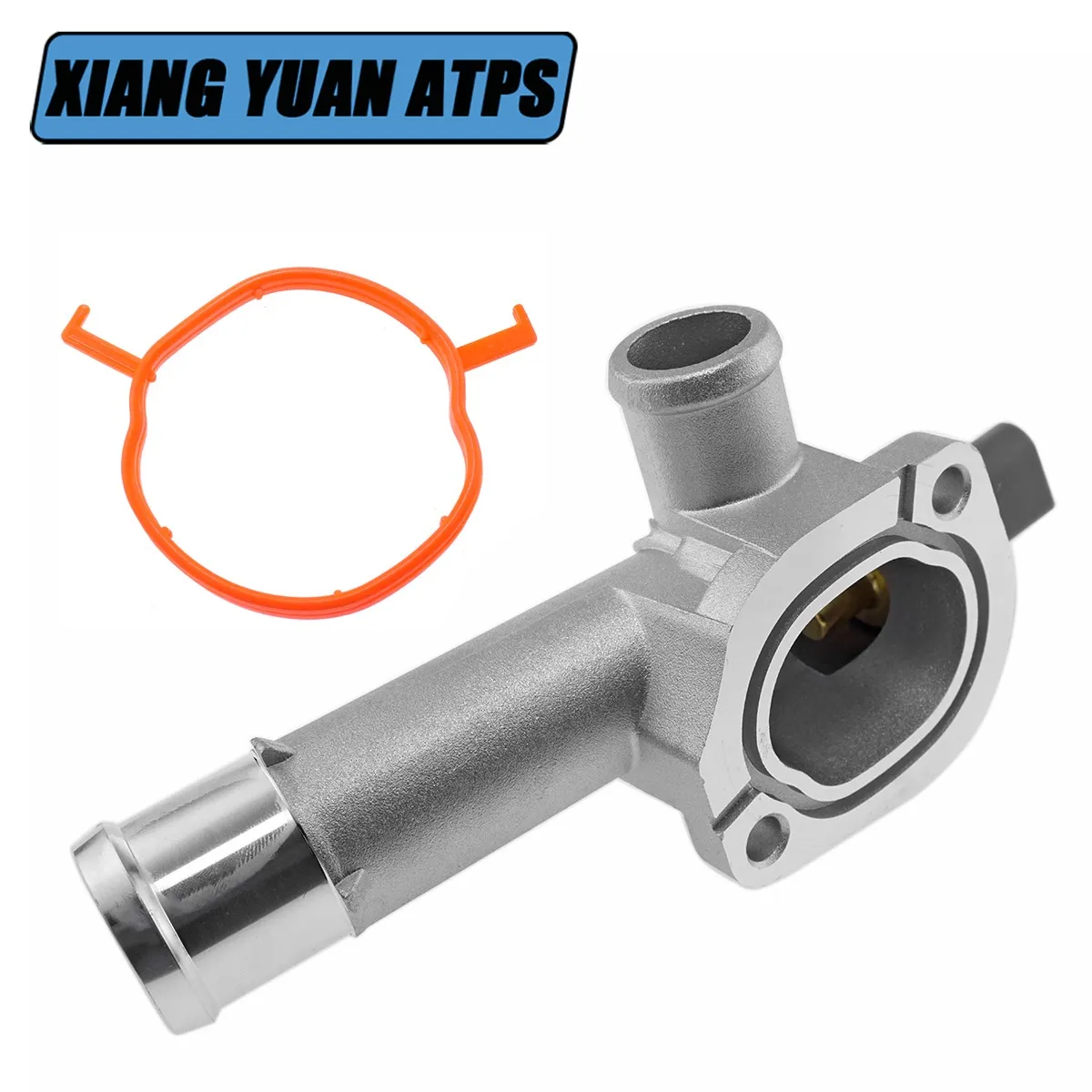 03L121131M 03L121132M Aluminum Thermostat Housing Cover Sealing Flange with Temperature Sender For VW Amarok 2H 10-16 S6 17-22