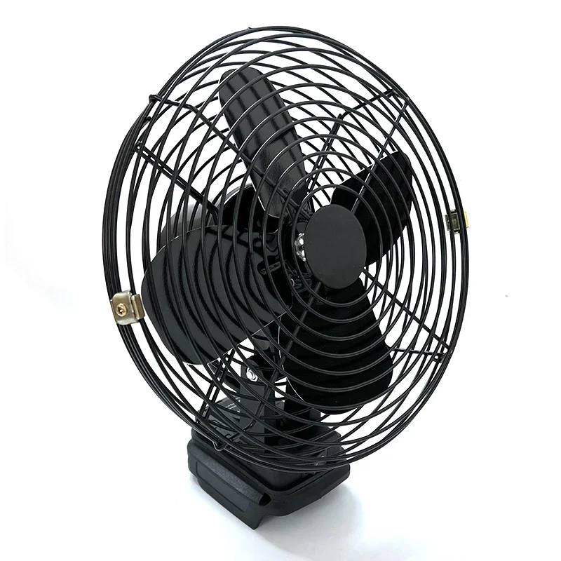 Fit Makita Camping Fan 8 Zoll Wireless Outdoor Angeln Desktop Tragbare Metall Fan Starken Wind Fan Fit Makita 18 V 20 V Batterie