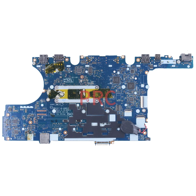 Imagem -06 - Placa-mãe Portátil para Dell Latitude Notebook Mainboard La-a961p i3 i5 i7 E7450 7450 5ª Geração