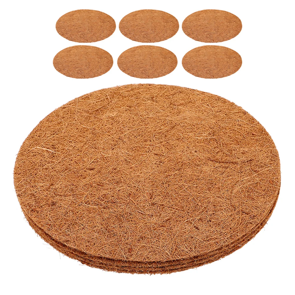 

10Pcs Natural Pigeon Nest Mat Coconut Fiber Durable Resistant Shedding Easy Clean Reuse Pet Nest Decoration 20cm