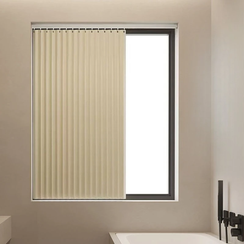 Bathroom small window short curtain free punching installation folding small curtain bathroom kitchen blackout waterproof shade