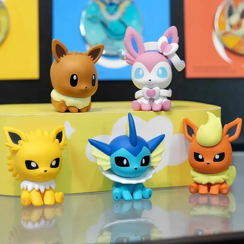 

Pokemon Gashapon Capsule Toys Little Adventure Series Mini Anime Figure Water Fire Fairy Elf Blind Box Toys Kids Gifts