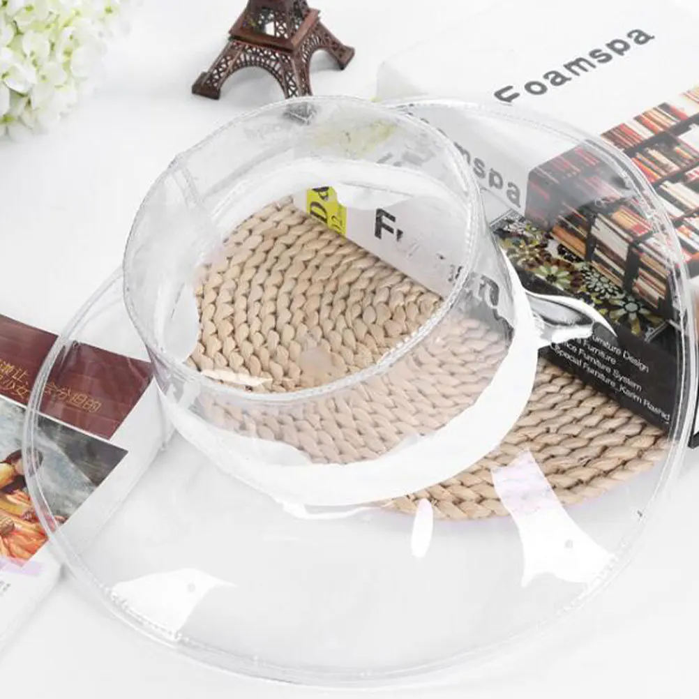 

Stylish PVC Sun Hat for Men Women Lightweight Comfortable Sun Protection Rainproof Simple Design for Beach Vacation Park Pool