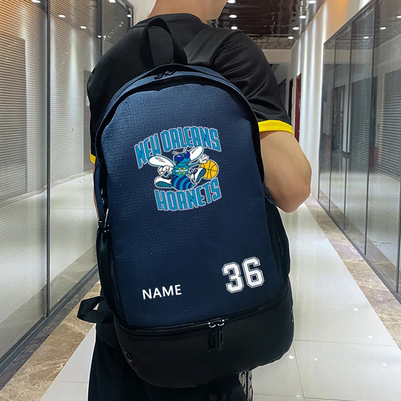 Personalized customized basketball backpack with printed logo men\'s backpack youth football backpack Children\'s bag printed name