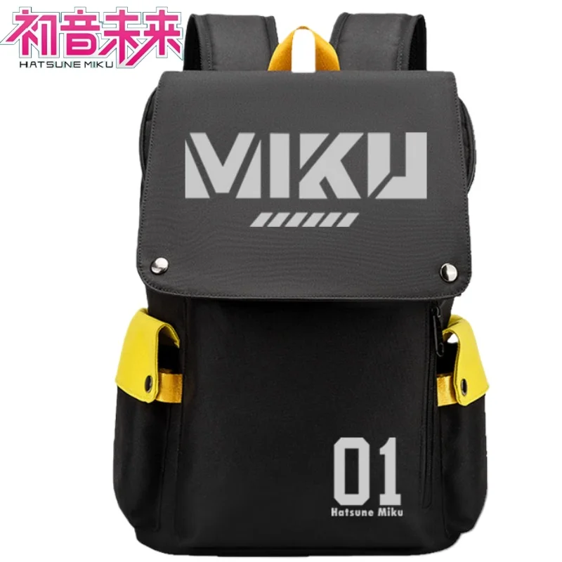 

Рюкзак Хацунэ Мику с героями мультфильмов Хацунэ Мику, школьная сумка, крутые товары в стиле аниме, праздничный подарок, большая вместимость для хранения на работу
