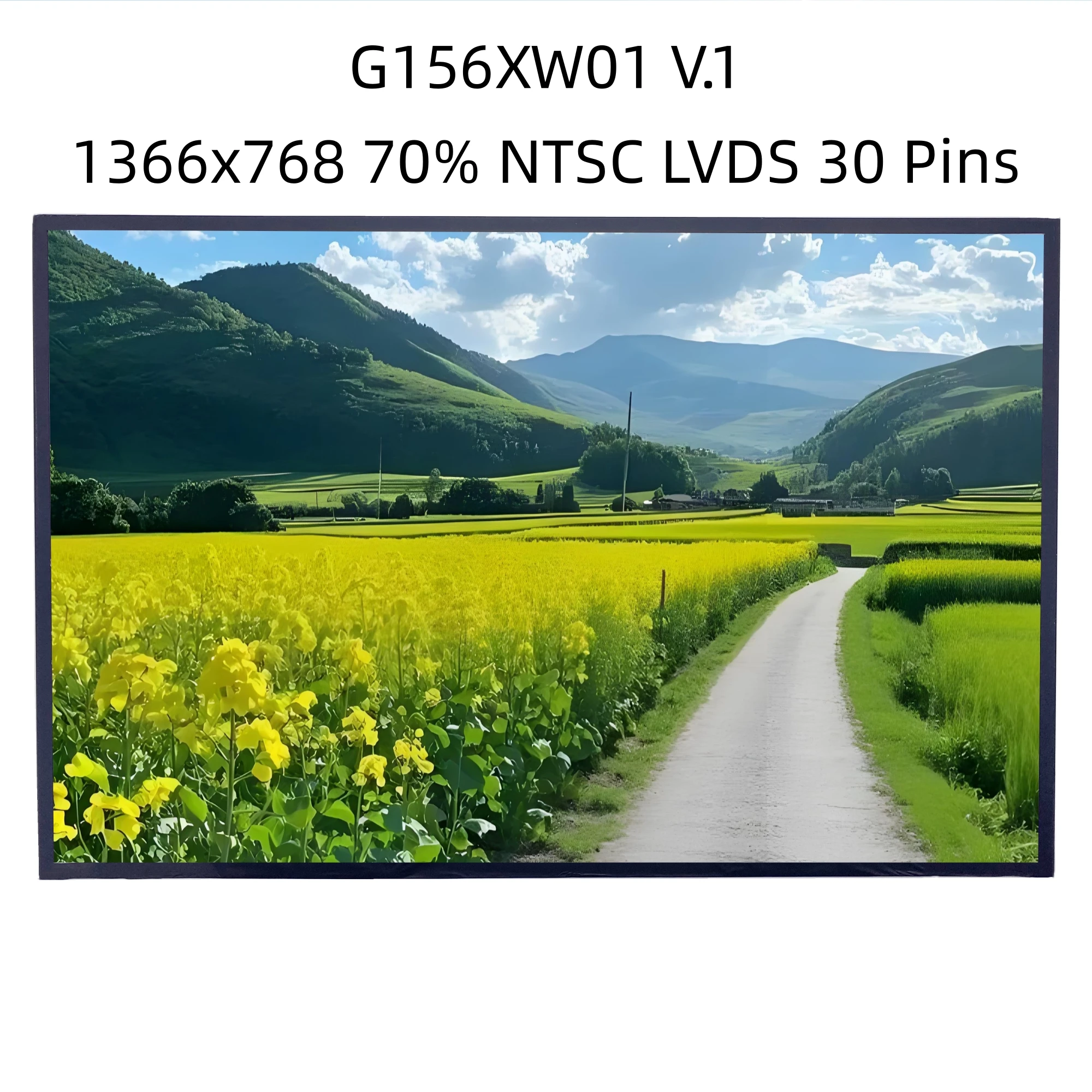 

G156XW01 V.1 V1 Grade A+ LCD Display Screen Panel Replacement For Laptop 15.6 Inch 1366X768