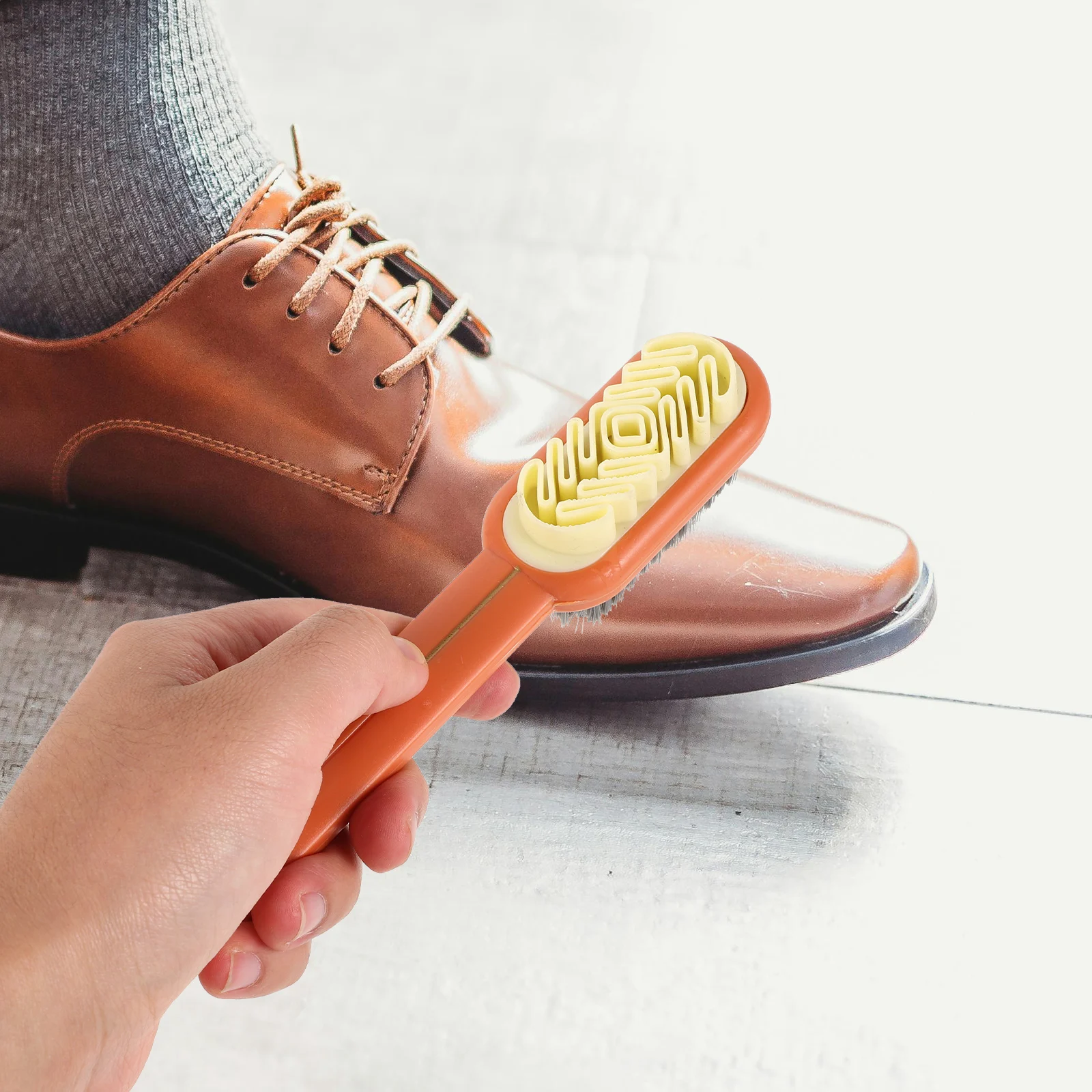 

Stable Durable Soft Bristles Ergonomic Cleaning Scrub Brush For Bathroom Shoes Clothes Portable Multifunctional Laundry Stain