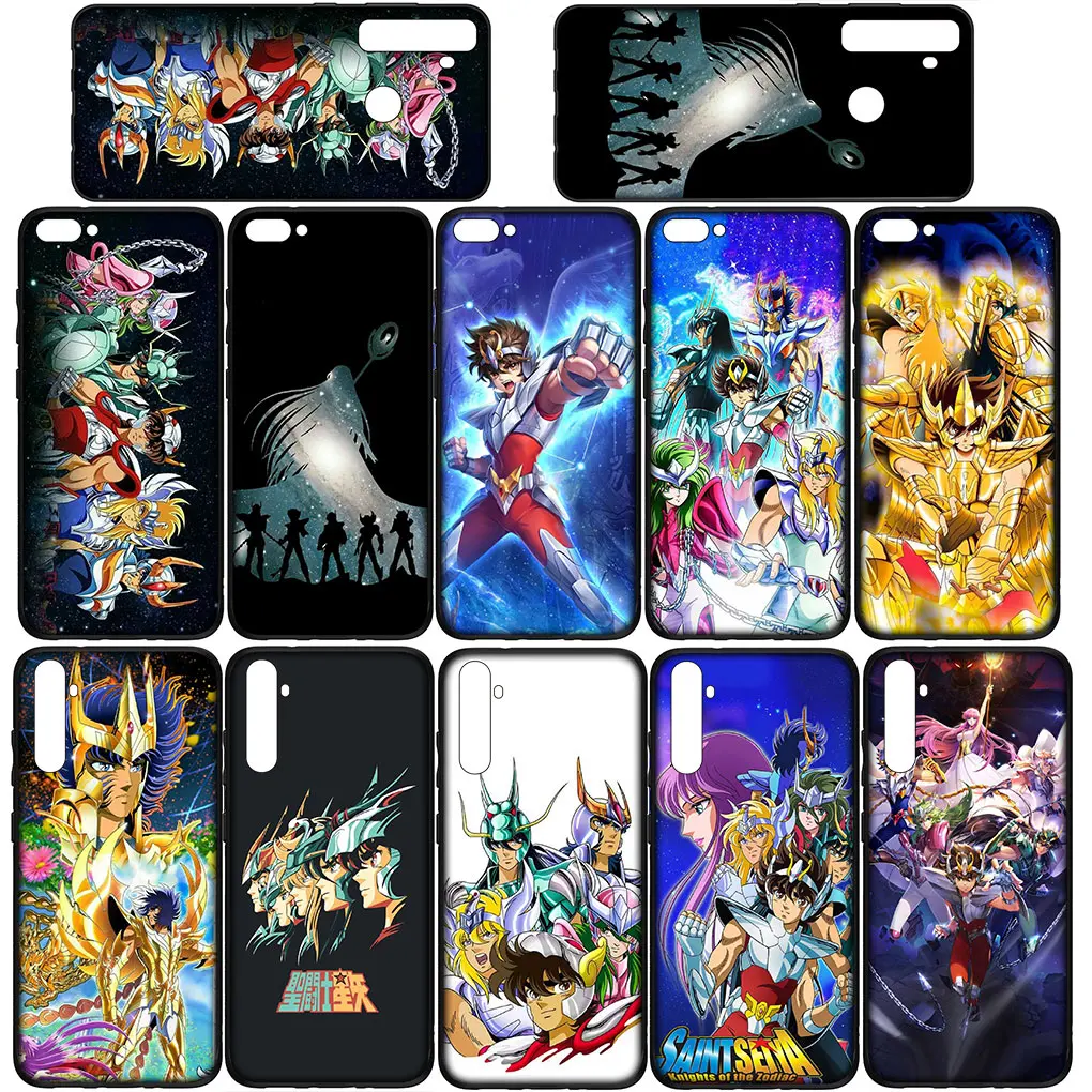 Saint Seiya Cartoon Cover Phone Casing for OPPO A17 A15 A16 A12 A53 A54 A57 A78 A79 A58 A38 A98 A94 A96 A74 A95 A77 A76 Case