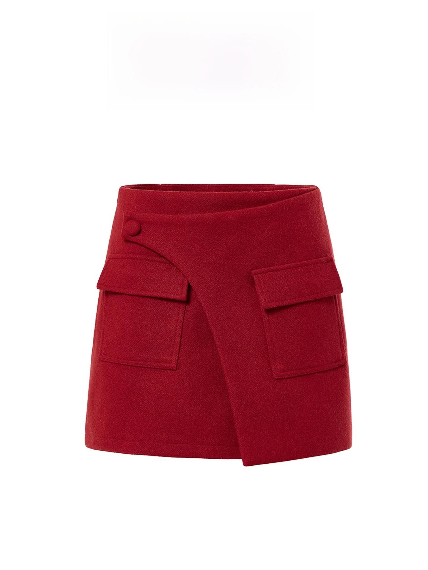 

AZZHEN New Year Corporate Aosphere Asymmetrical Workwear Skirt Ele mid Waist A-Line Slim Fit for Women Ci Commute