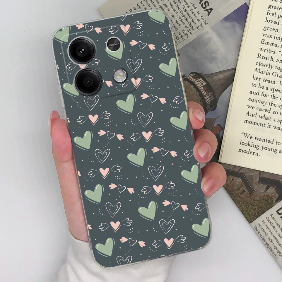 For Xiaomi Redmi Note 13 13 Pro 13Pro+ 5G Case Cute Cat Silicone Soft TPU Coque Protective Back Cover For Note13Pro Plus Funda