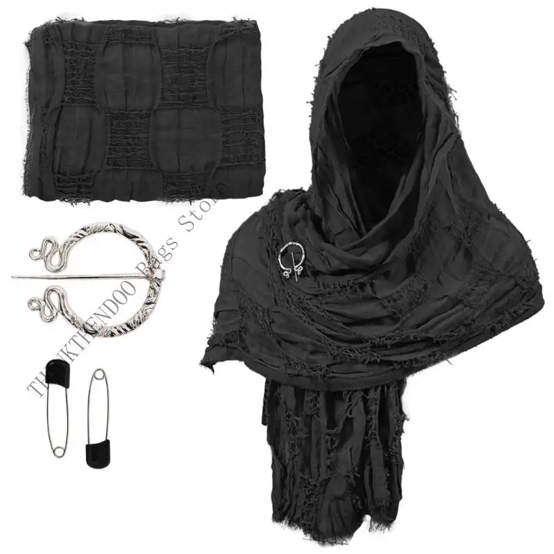 D0LF DESERT DESERT CLOAK للجنسين التاريخي التراجع المرحلة مرحلة العرض شال #5