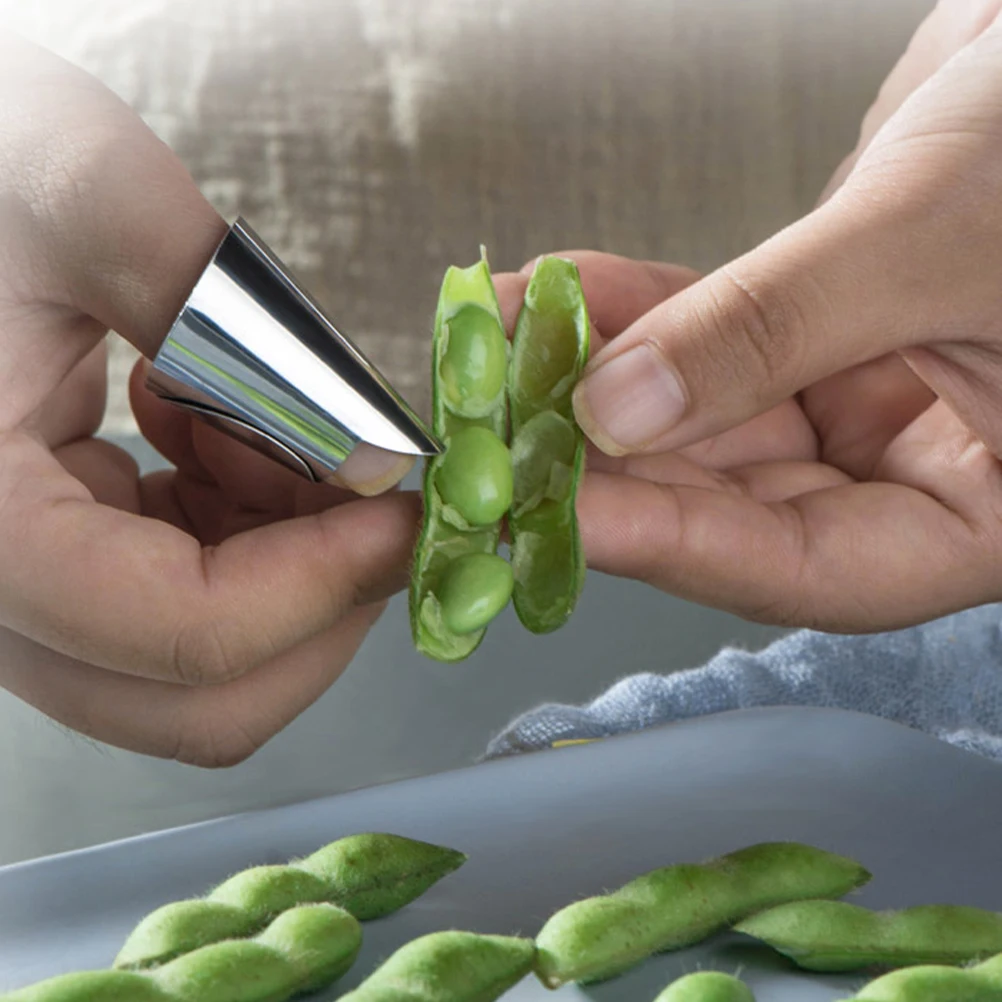 

20Pcs Finger Protector Cutting Stainless Steel Guard Shelling Tools For Nut Kitchen Accessories