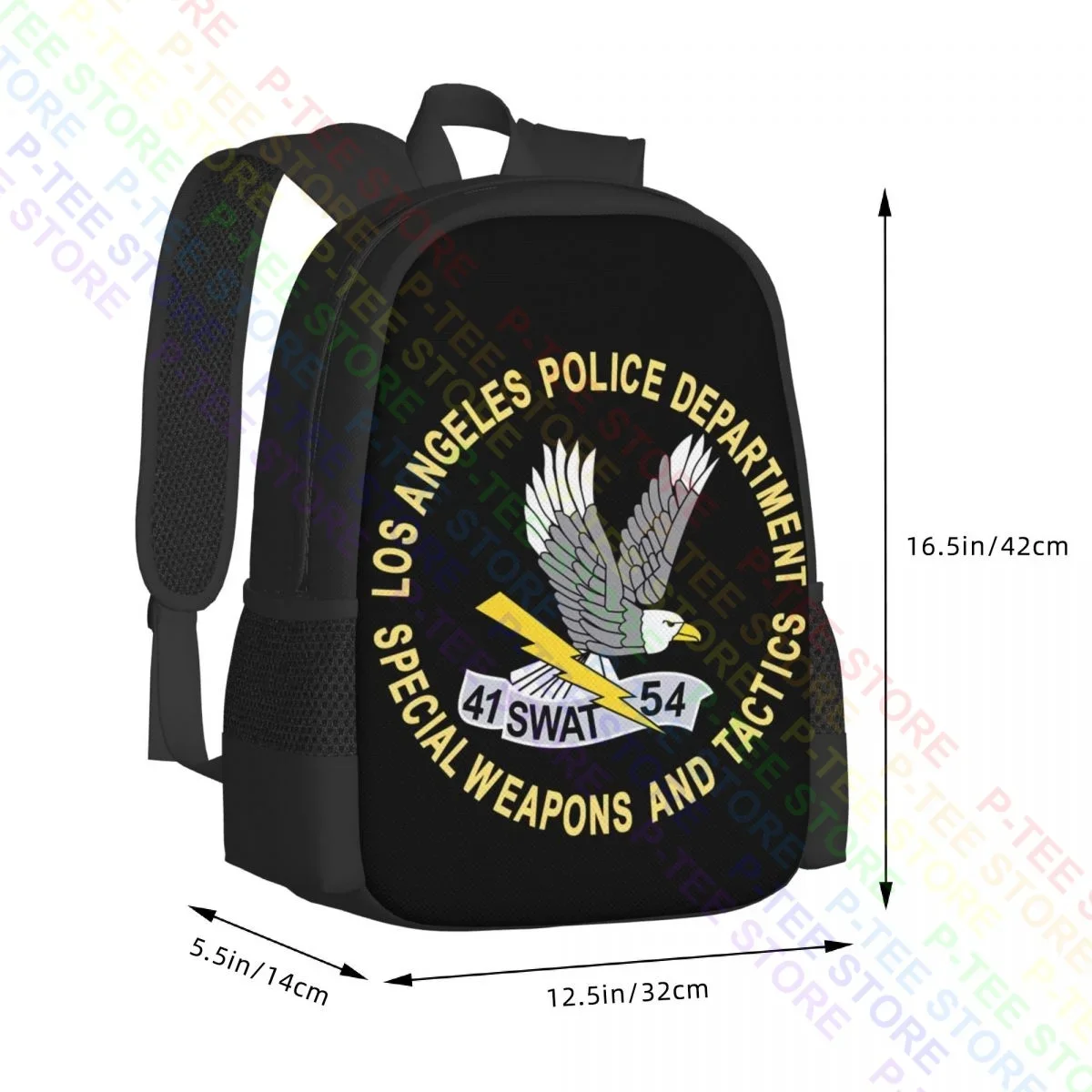 Lapd Swat P-1038Backpack Large Capacity Cute New Style