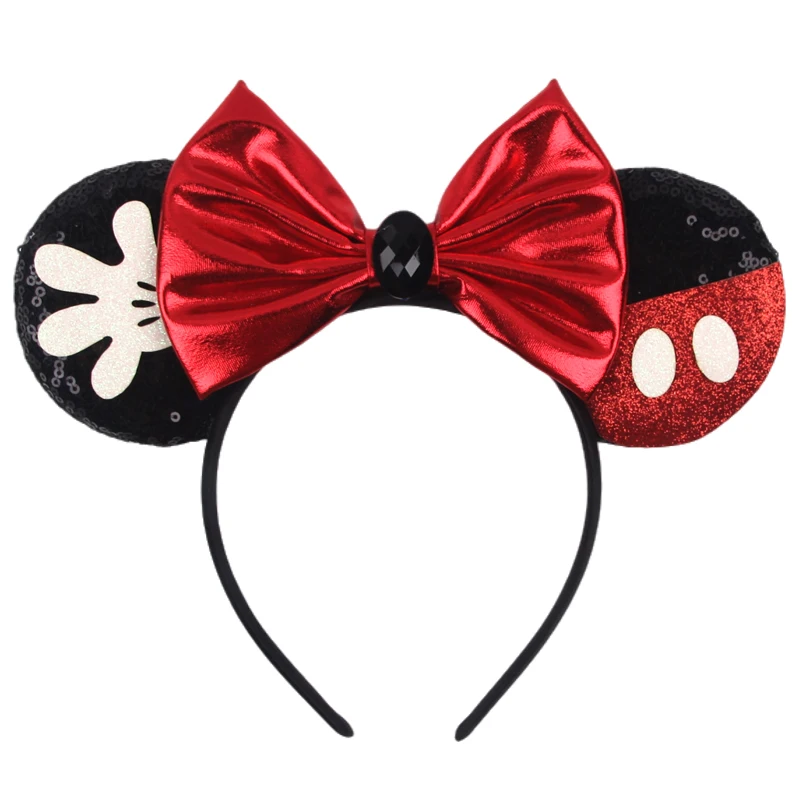 2023 Disney Muis Oren Hoofdband Voor Meisjes Volwassenen 5 ''Polka Dot Strik Haarband Festival Feest Reizen Diy Haaraccessoires