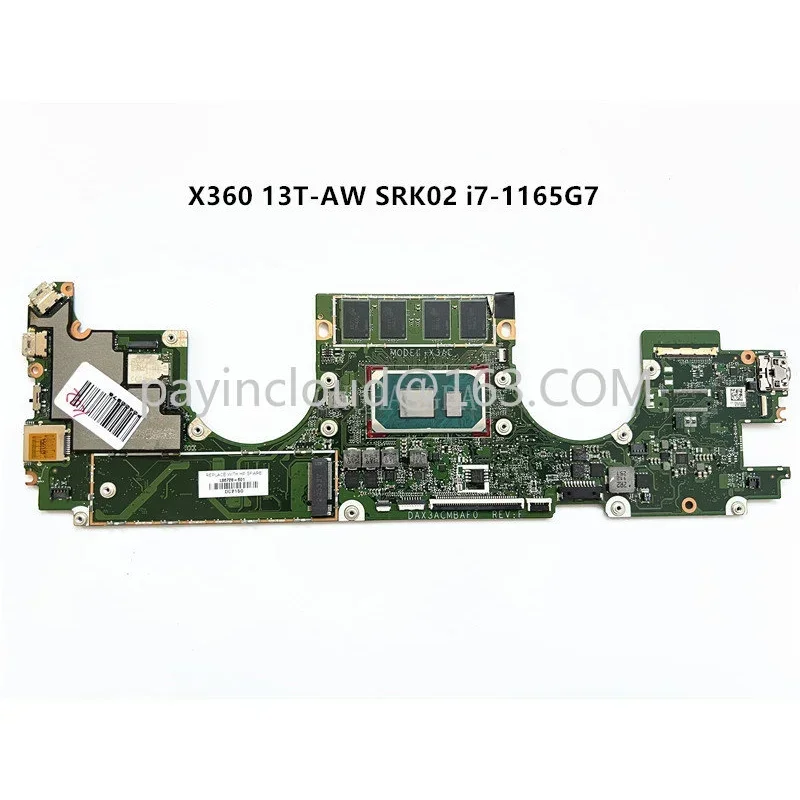 For X360 13T-AW L86728-601 DAX3ACMBAF0 Laptop Motherboard L86728-601 SRK02 I7-1165G7 Used 9 New