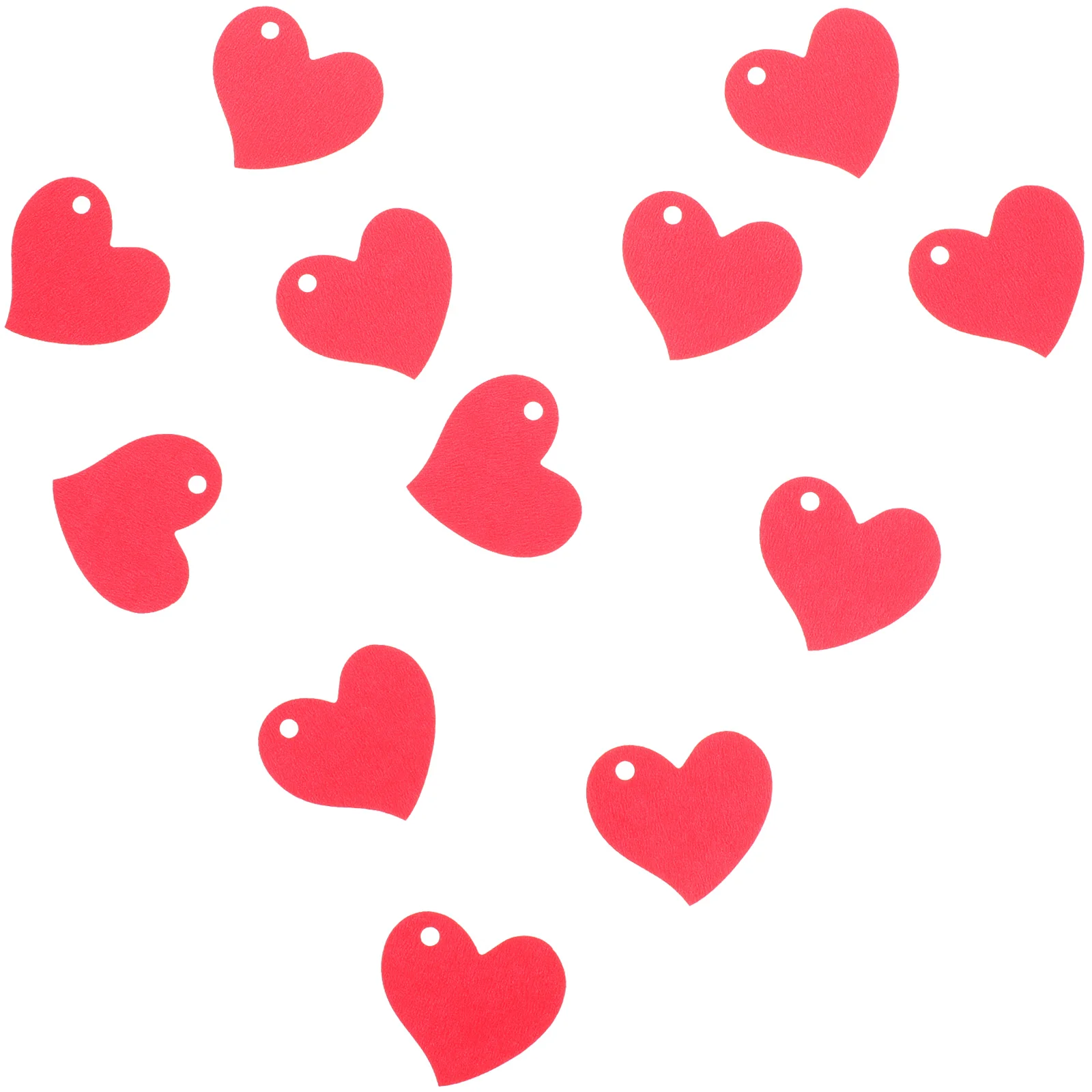 

50 Pcs Wedding Decor Kraft Paper Hanging Tags Valentine's Day Decoration Heart Label Shape Labels Shaped