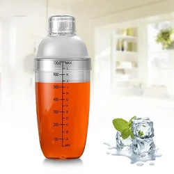 Coctelera de plástico de 350ml/530ml/700ml/1000ml, mezclador de bebidas y vino, coctelera de vino, taza, mezclador de bebidas, herramienta de Bar