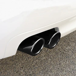 Chrome Plating Stainless Steel Car Exhaust Muffler Tip Pipes Covers for BMW F10 F30 F32 F34 F20 F22 F31 F36 F48 Auto Accessories