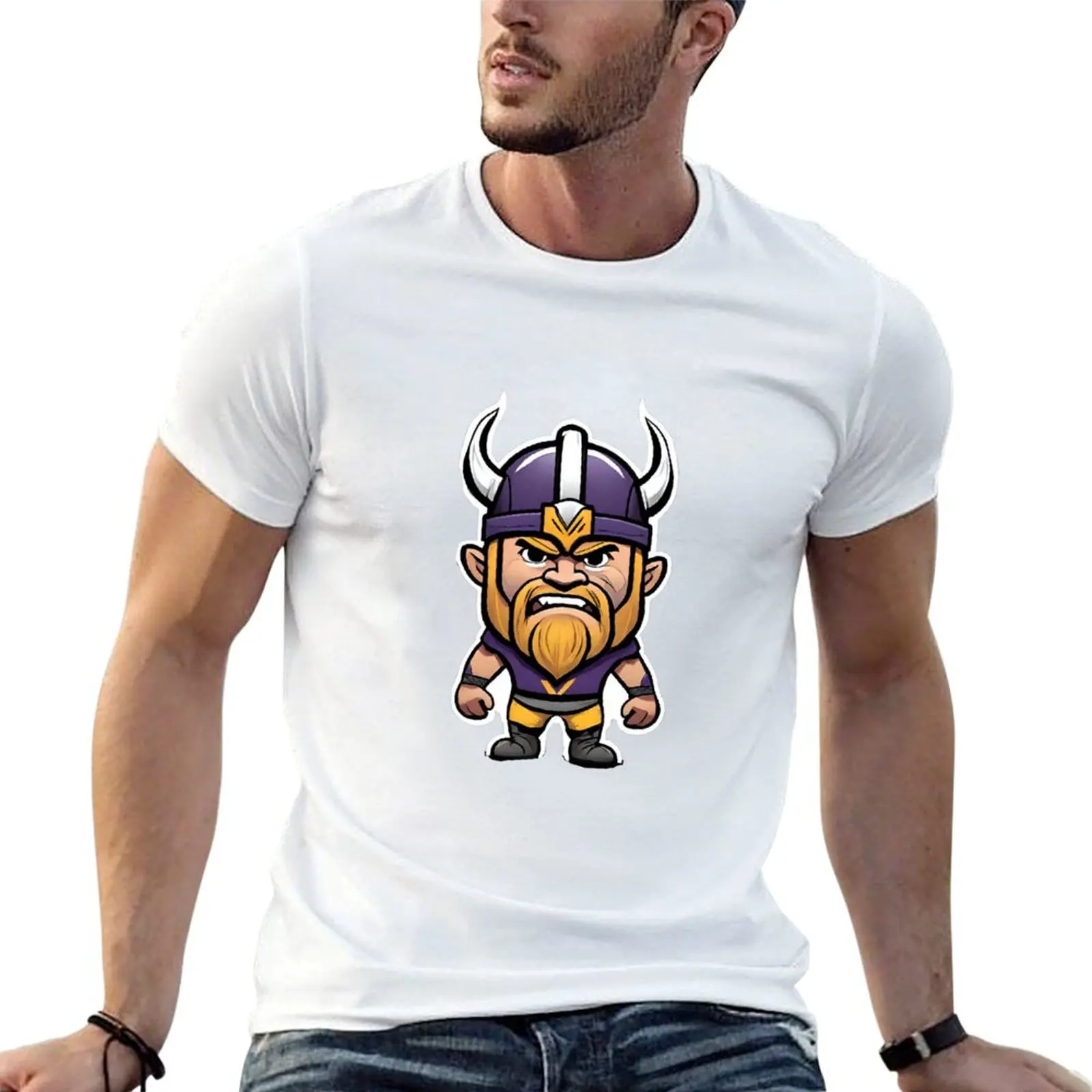 

t man vikings graphic T-Shirt shirt shirts cotton pack for mn t