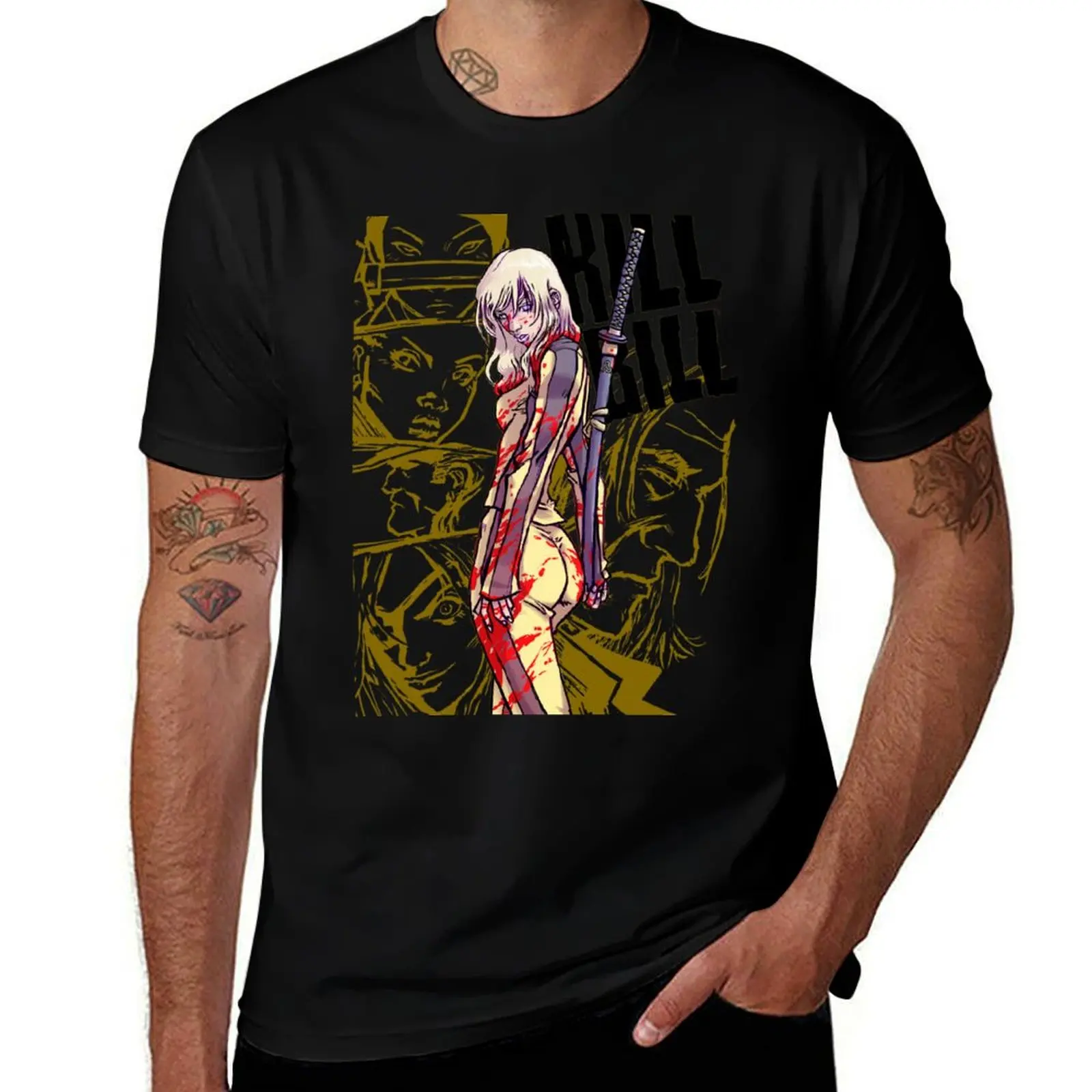 

kill bill T-Shirt funny t shirts dark humor black cotton t-shirt plain for man package t shirts for man cotton soft T-shirt