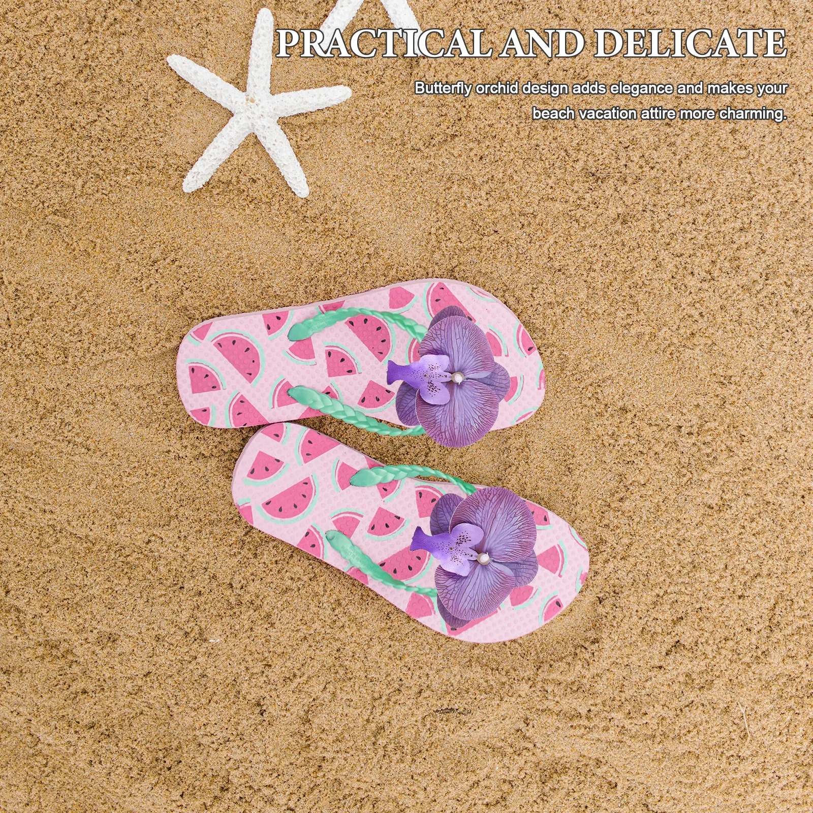 

Phalaenopsis Orchid Shoe Clips Flower Shoe Accessories For Heels Sandals Decorative Charms For Wedding Vacation Outfits