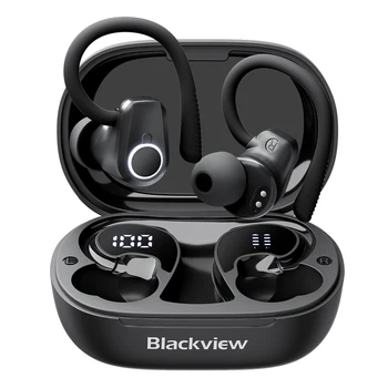 Blackview AirBuds 60 에어 컨덕티드 베이스 ENC 이어폰, 오픈 헤드폰, 트루 와이어리스 스테레오 이어폰, 스포츠 TWS, 마이크 포함  Best5