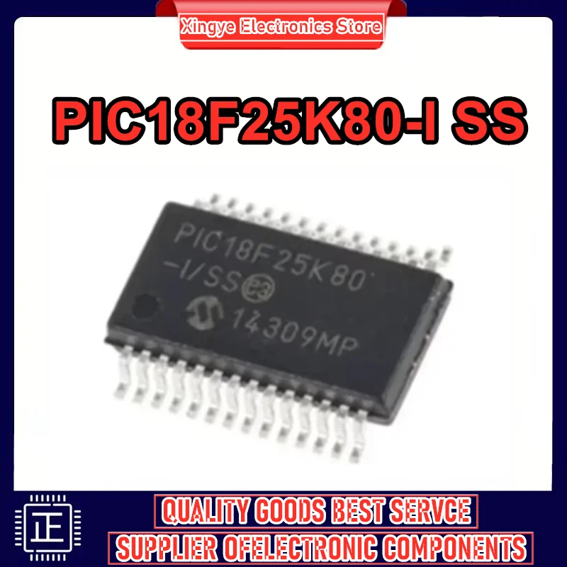 PIC18F25K80-I/SS PIC18F25K80-I PIC18F25K80 PIC18F25K PIC18F IC Chip SSOP-28 en stock
