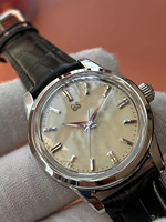 GS retro cream dial 37MM manual mechanical men's watch bubble mirror W231 Taifei needle beautiful watch suitable for couples