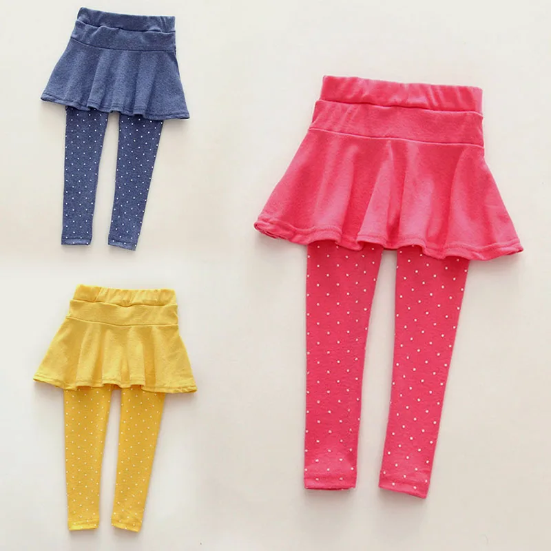 Autumn New Children'S Korean Version Of Girls Wool Culottes Little Leggings Fashion Trend Nine-Point Pants