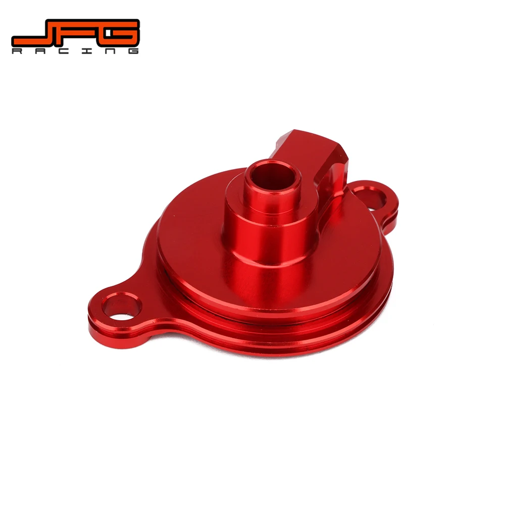 Motorcycle CNC Aluminum Oil Filter Cap Cover For HONDA CRF250R CRF250X 2004-2016 CRF450R 02-18 CRF450RX 2017-2018 CRF450X 05-16