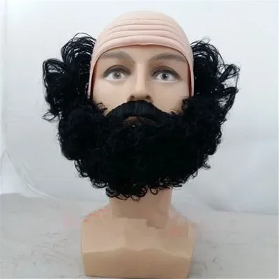 Peluca calva divertida para hombre, gorro de cabeza calva perfecto para disfraz, fiesta, actuación, Halloween, accesorios de vestir