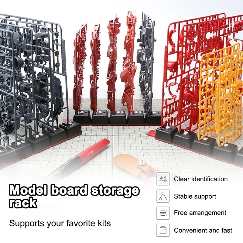 Dspiae PT-SR Easy Assembly Model Panel Holder Versatile and Stable 28 Letter and 20 Number Pieces Hand Tool Sets