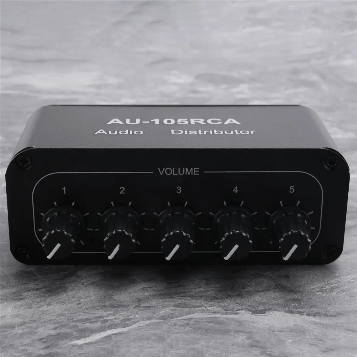 

A62X Stereo Audio Mixer 1 Input 5 Output Multi-Channel Audio Source Distributor RCA Interface for Power Amplifiers