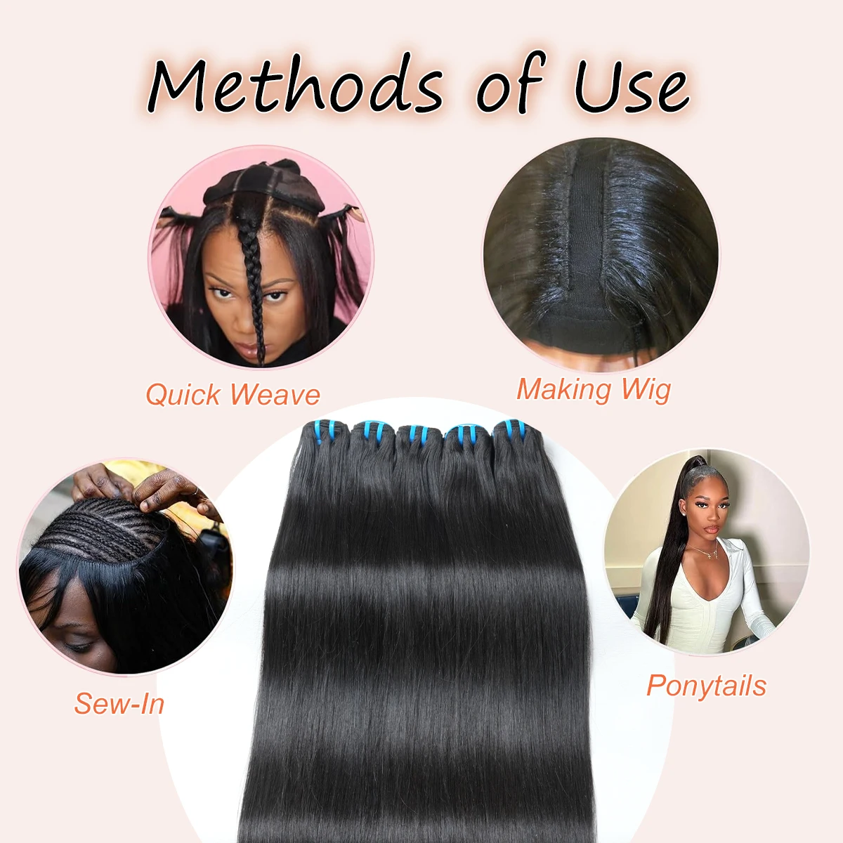 18A High Quality Straight Human Hair Bundles 100% Unprocessed Vietnamese Raw Virgin Hair 1/3/4 Pcs Bundles Hair Extensions