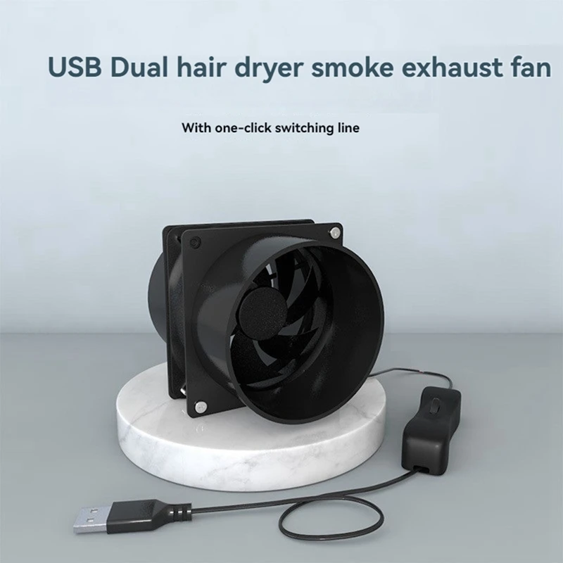 Ventilador de duto USB USB 5V Absorvedor de fumaça de solda ESD Extrator de fumaça Duto de tubo de ventilador