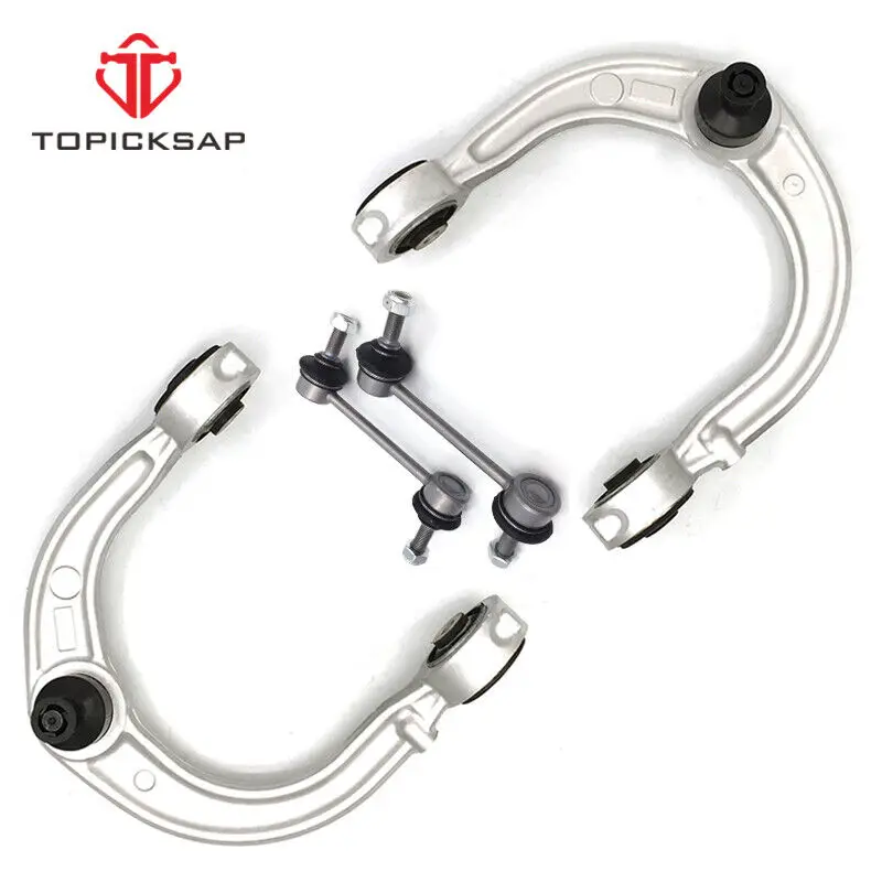 

TOPICKSAP 4pcs Front Upper Control Arm Sway Bar Link Kits for Cadillac CTS RWD 2003 2004 2005 2006 - 2007 25752929 25752924