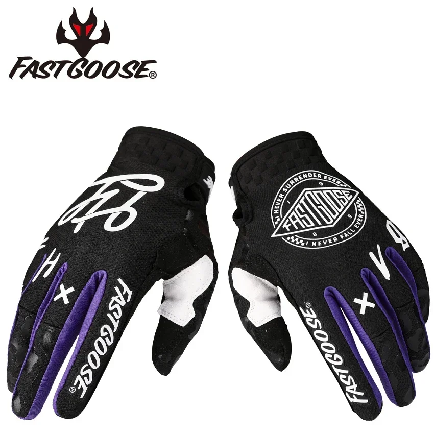 FASTGOOSE-guantes resistentes al desgaste para hombre y mujer, manoplas para bicicleta de montaña, MTB, BMX, DH, para exteriores, 2023