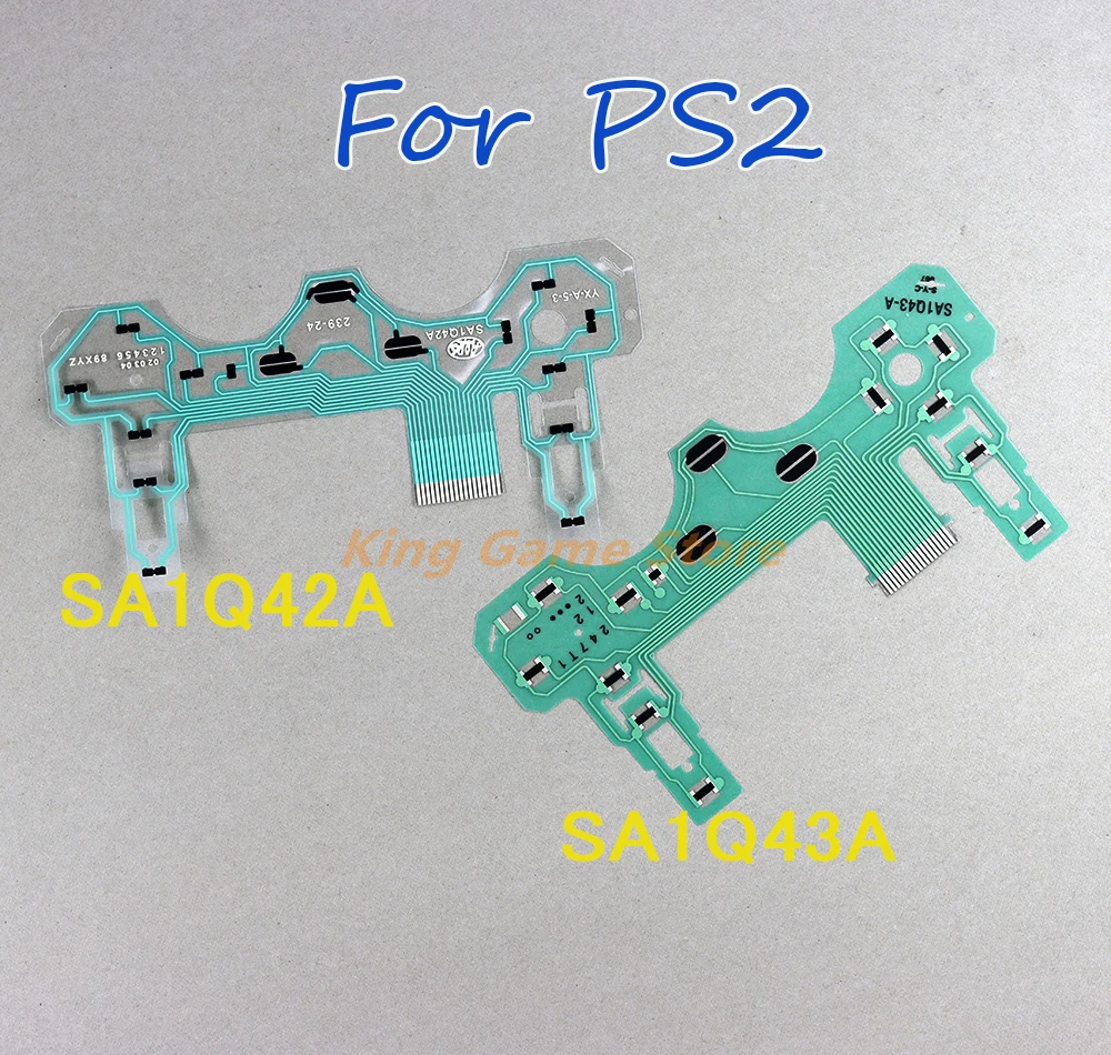 1pc filme condutor verde sa1q42a sa1q43a para controlador de jogo ps2 filme condutor teclado cabo flexível