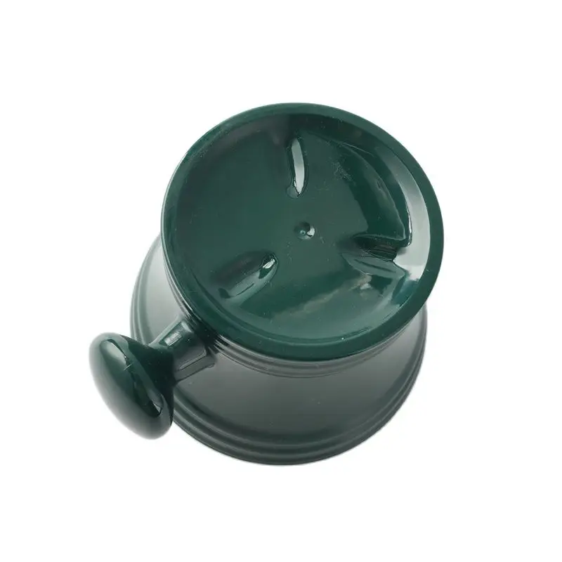 YAQI Green Color ABS Plastic Shaving Bowl For Mens Shaving Brush