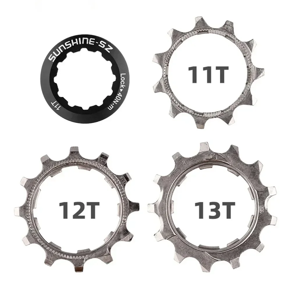 Mountain Bike Freewheel Compatible with 8/9/10/11 Speeds Designed to Enhance Chain Retention and Minimize Wear