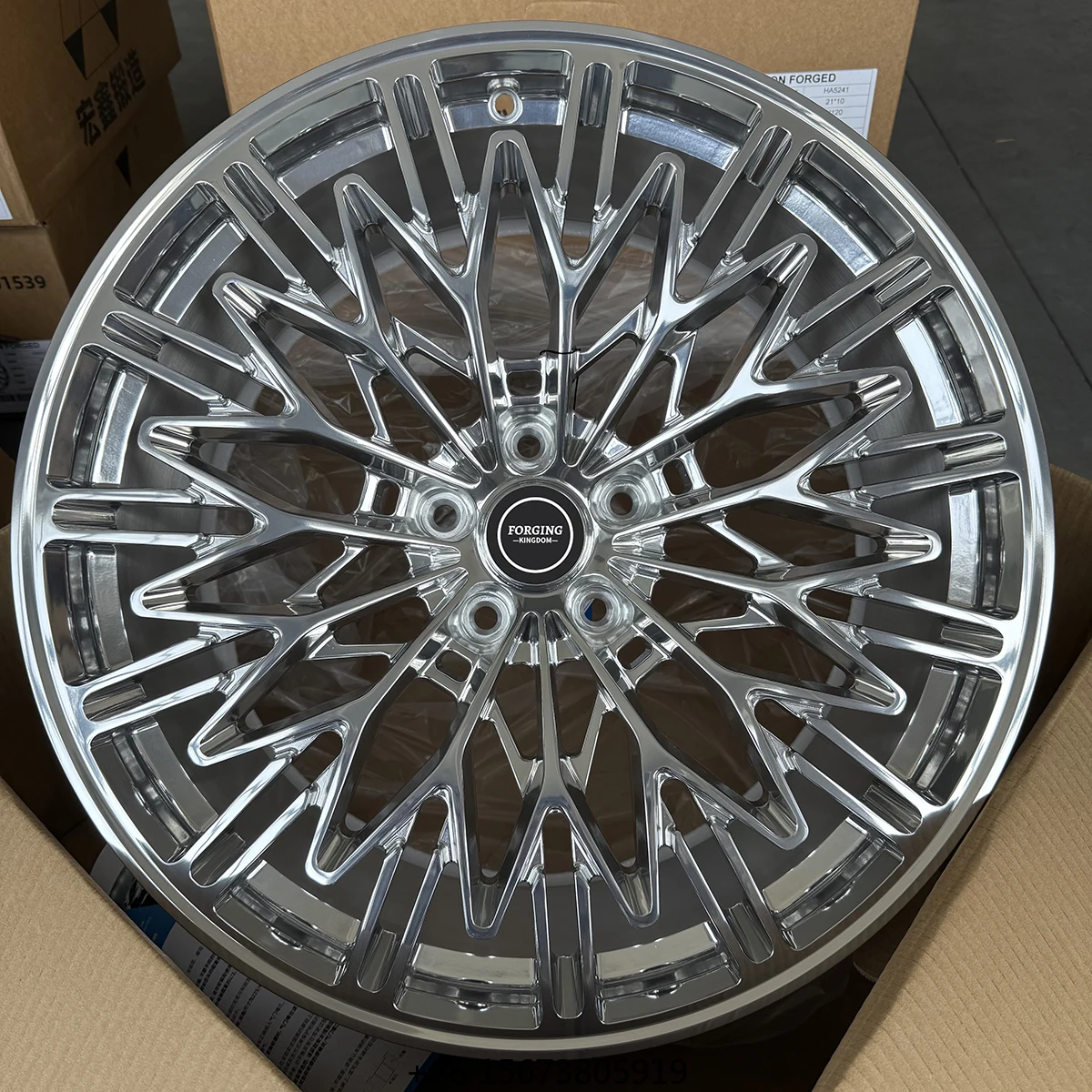 

20 21 22 23 Inch 5*112 Hole Pitch Forged Alloy Wheels New Condition Fine Polishing Process Forged Aluminum Wheels