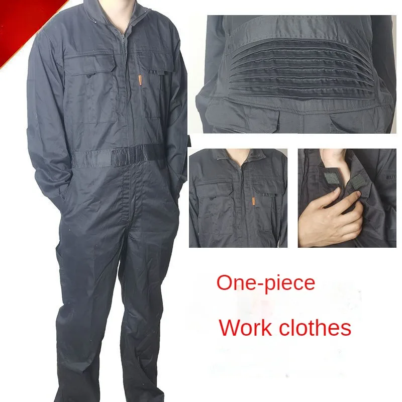 Jumpsuits Work Clothes Factory Mining Ship Welding Auto Repair Vehicles Dust Proof Labor Protection Clothing Safety Cargo Pants