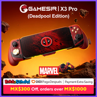GameSir X3 Pro DeadPool Edition Mobile Gaming Controller for IPhone 15 and Android Type-C Gamepad With Hall Effect Sticks