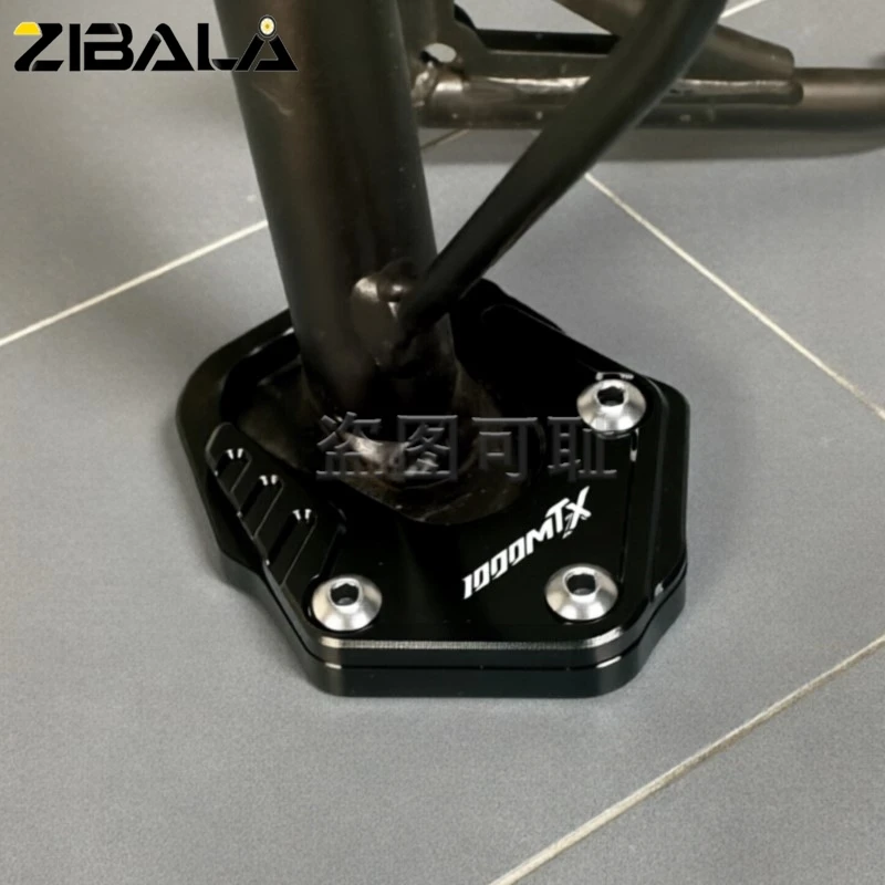 

For CFMOTO 2026 1000MTX Kickstand CNC Side Stand Enlarger Extension Pad For CF 1000MTX 1000 MT-X 1000 MTX 1000 MTX1000 2025-2027