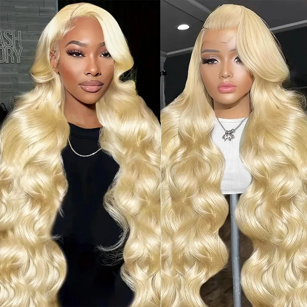 

Body Wave Lace Front Wig 613 Blonde Colored 13x4 13x6 HD Transparent Lace Human Hair Wigs Lace Front Wigs For Women 46 Inch