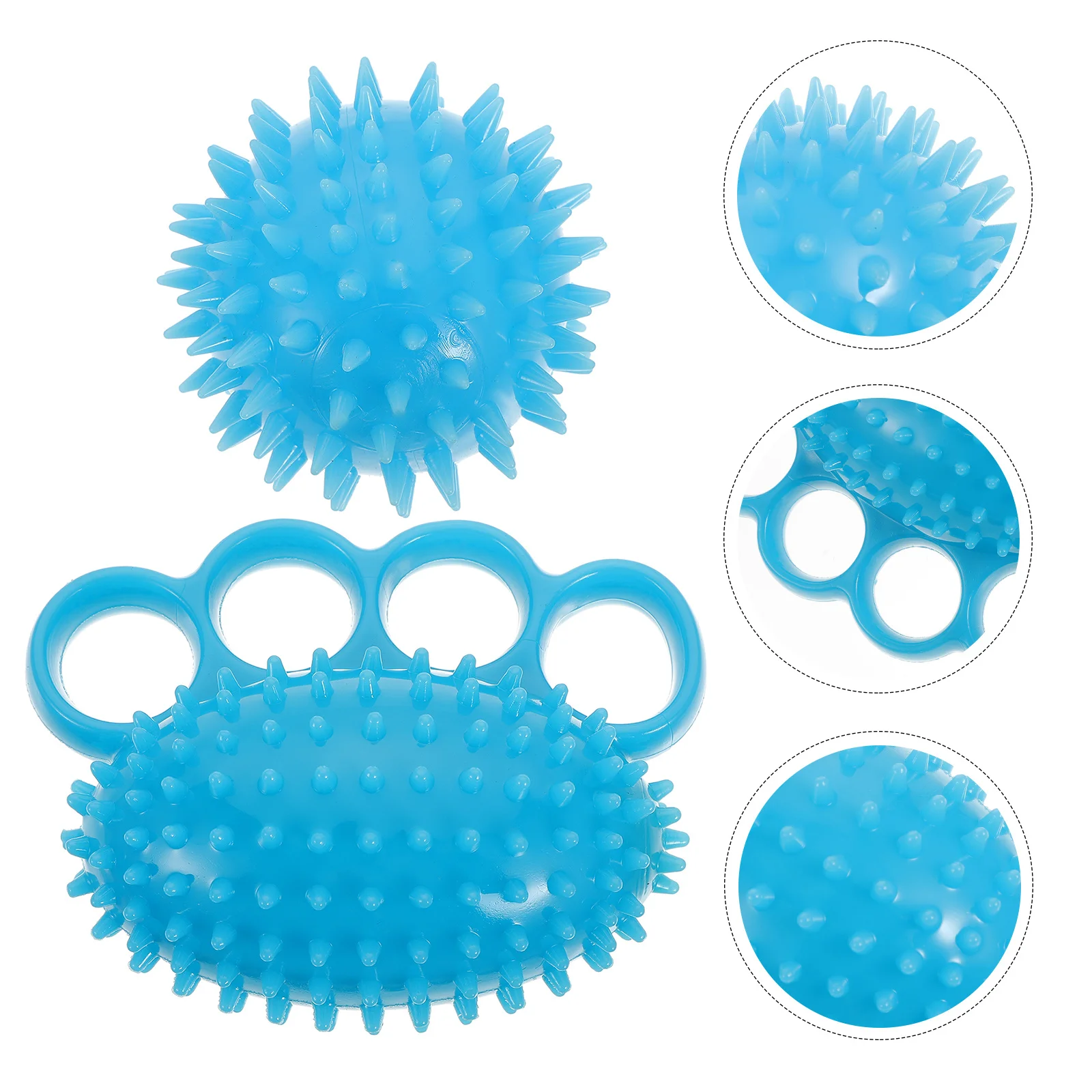 

2pcs Hand Grip Strengthen Household Rehabilitation Exercise Stress Relief Indoor Hand Workout Grip Balls High Elastic Tpr
