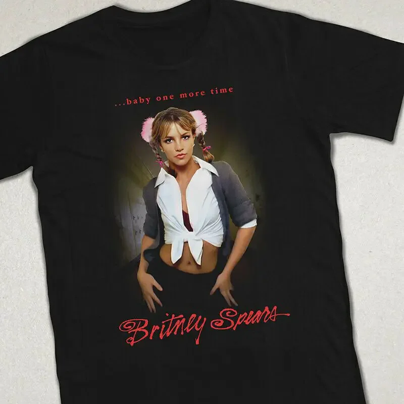 

Britney Spears Baby One More Time Black Tee Men T-shirt